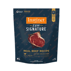 인스팅트 Instinct® Raw Signature™ Frozen Medallions Real Beef Recipe
