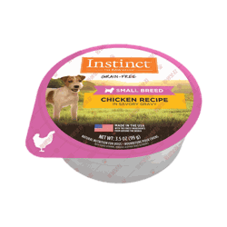 인스팅트 Instinct® Chicken Recipe in Savory Gravy for Small Breeds
