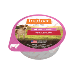인스팅트 Instinct® Beef Recipe in Savory Gravy for Small Breeds