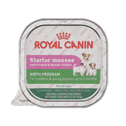 로얄캐닌 ROYAL CANIN Starter Mother and Babydog Ultra Soft Mousse in Sauce Tray Dog Food