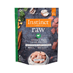 인스팅트 Instinct® Raw Frozen Medallions Grass-Fed Lamb Recipe